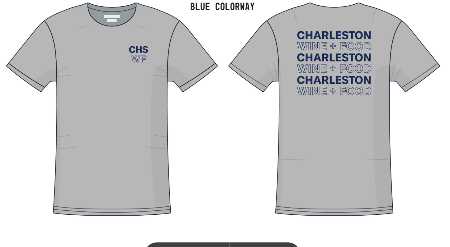 Grey - Blue Colorway CHSWF Tee